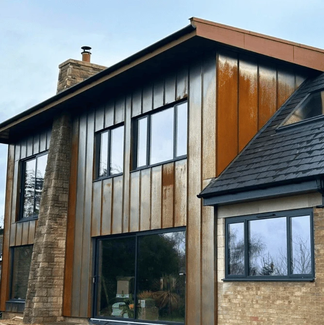 Corten Steel Facade Cladding