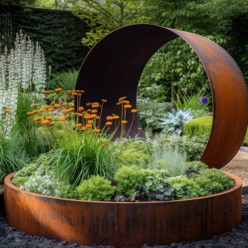 Corten Steel Garden Tree Rings suppliers Corten Steel Garden Tree Rings suppliers