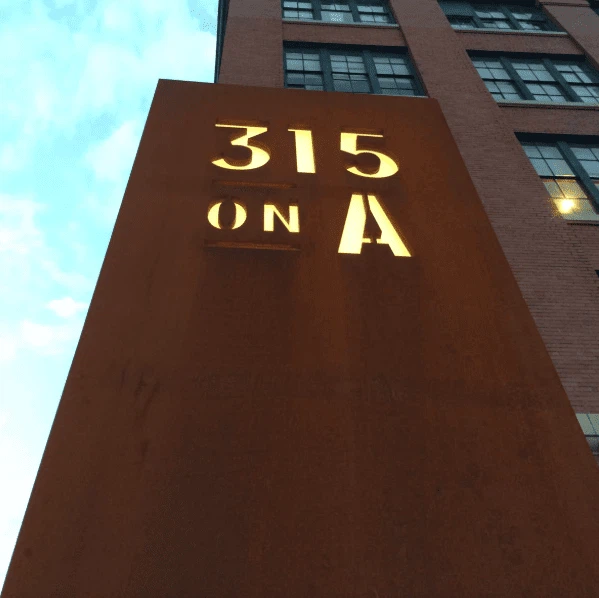 Corten Steel Signage