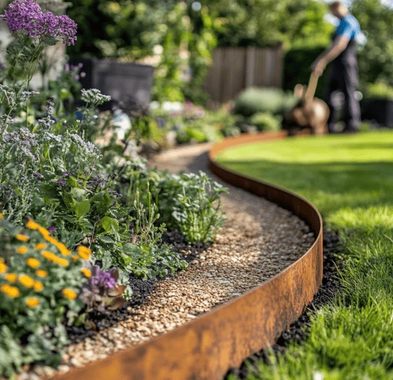 corten metal edging corten metal edging