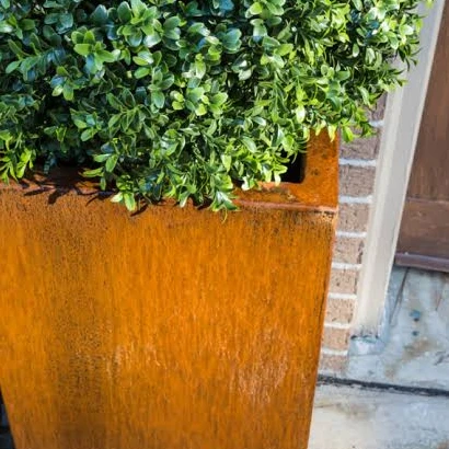 Corten Steel Planter Surface Finishes Corten Steel Planter Surface Finishes