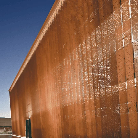 Corten perforated steel sheets Corten perforated steel sheets