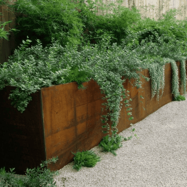 Corten Steel Planter Corten Steel Planter