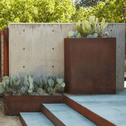 Corten Steel Planter Corten Steel Planter