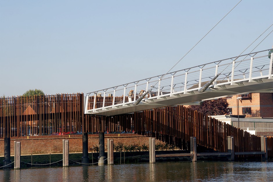 S355J0W Corten steel bridge S355J0W Corten steel bridge