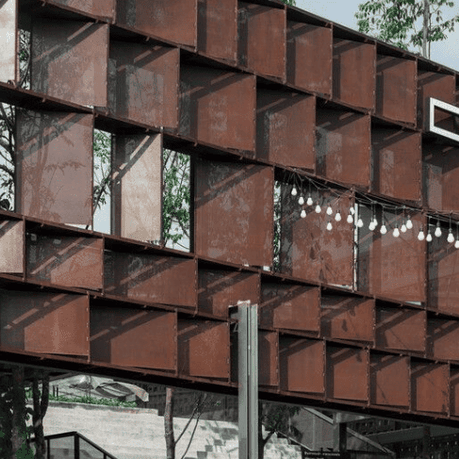 Corten steel curtain walls Corten steel curtain walls
