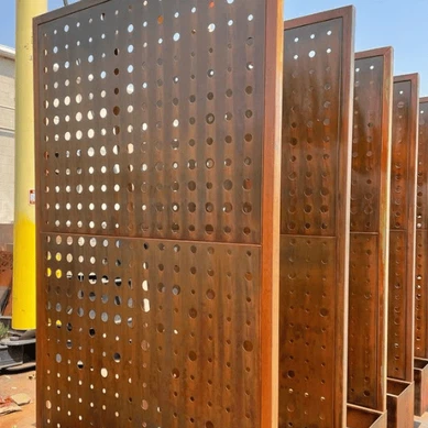 Corten Steel Perforated Plate Corten Steel Perforated Plate
