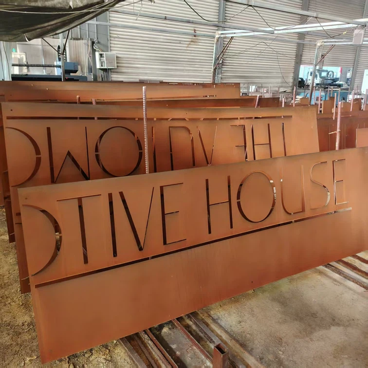 corten steel facade fabrication project corten steel facade fabrication project
