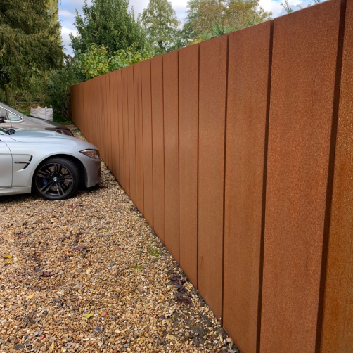 Corten Standing Seam Panels Corten Standing Seam Panels